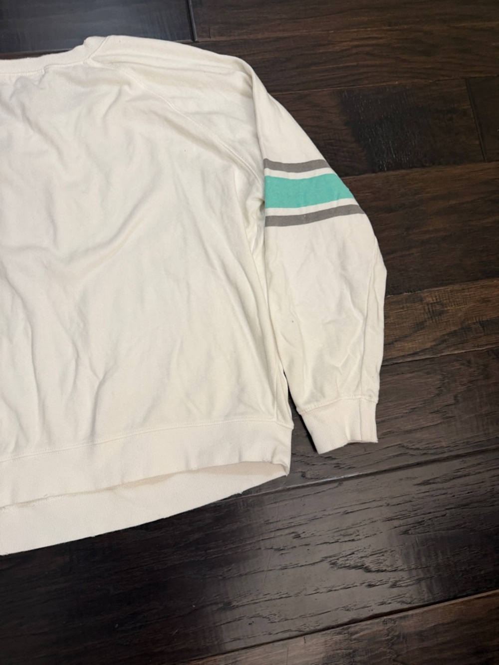 Wildfox Sweatshirt White Pullover with Black Logo Tag - Picture 11 of 14